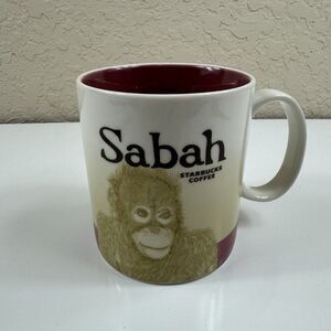 Starbucks Sabah Global Icon Series Coffee Mug Cup Malaysian Bornean Orangutan